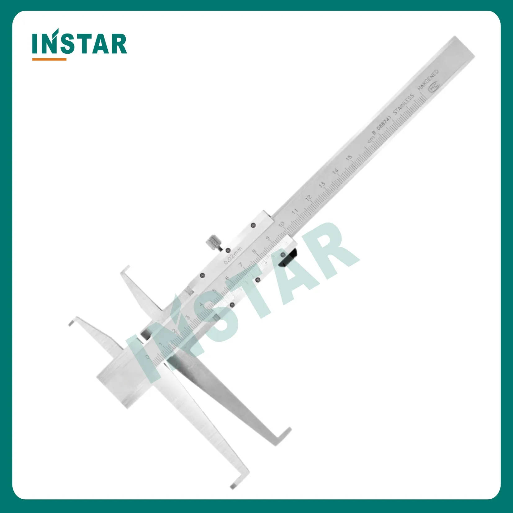 Instar Inside Groove Vernier Caliper 9-150mm 9-200mm, 9-300mm 0.02mm Double Jaws Stainless Steel Caliper Gauge