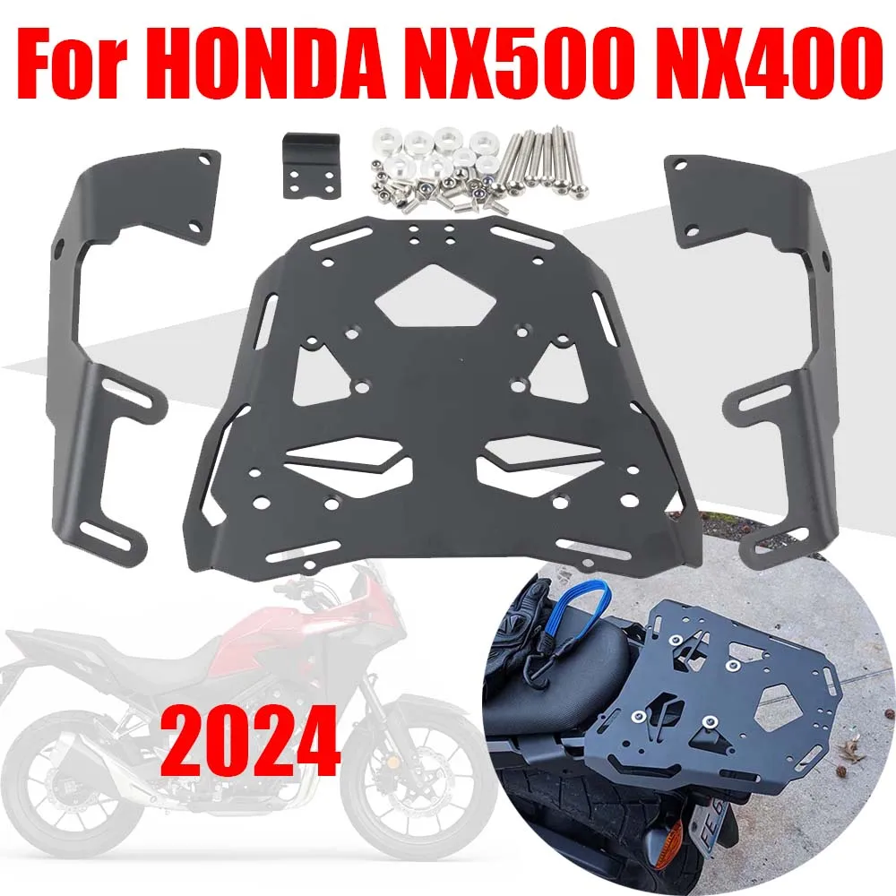 

For HONDA NX500 NX400 NX 500 NX 400 2024 Accessories Rear Luggage Rack Carrier Cargo Shelf Support Holder Top Box Case Bracket