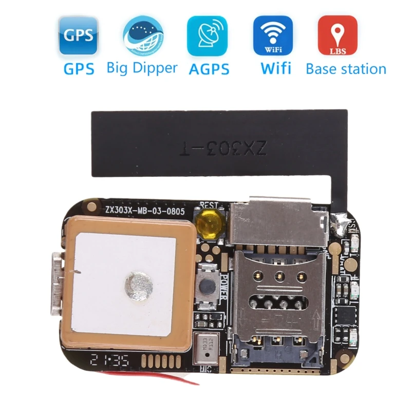 GPS Tracker GSM Wifi LBS Locator Tracking Voice Recorder TF Card Tracking Locator Multifunctional GPS Tracker
