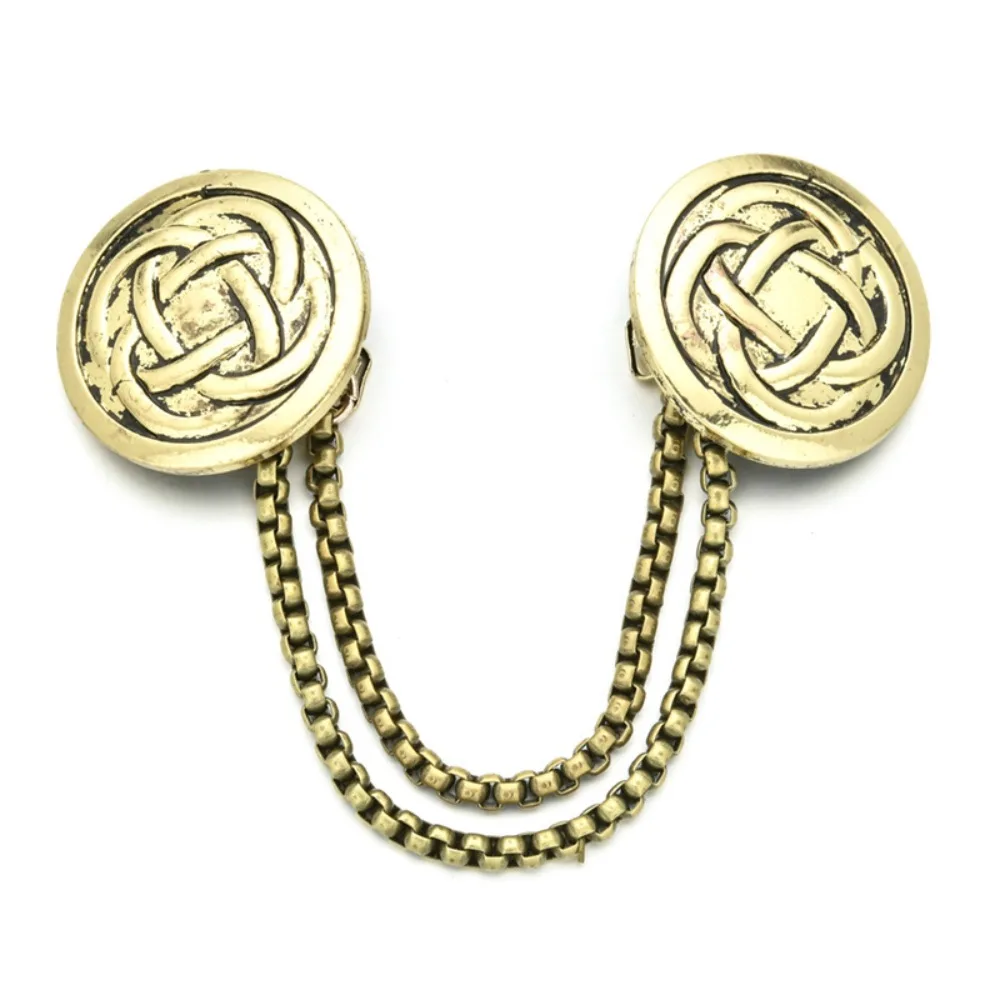 3Pcs 2023 New Pin Jewelry Cloak Brooch Chain Cardigan Clip Sweater clip Waist clip Pointed clip
