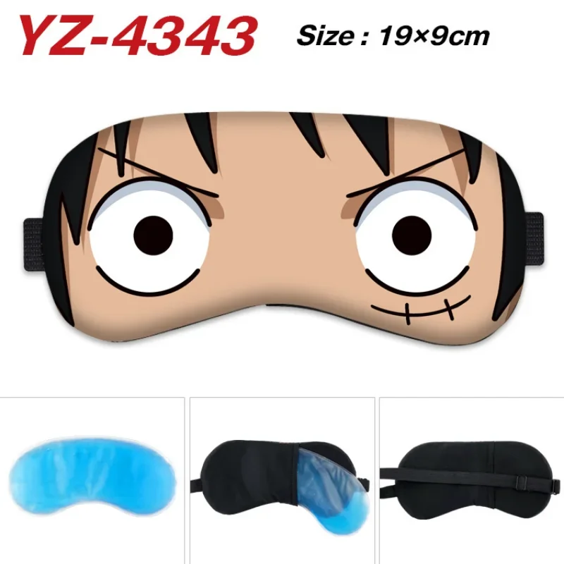 Anime ONE PIECE Luffy Chopper Zoro Sanji Robin Nami Usopp Franky Eyepatch Unisex Blindfold Kawaii Eye Mask Eyeshade Xmas Gift