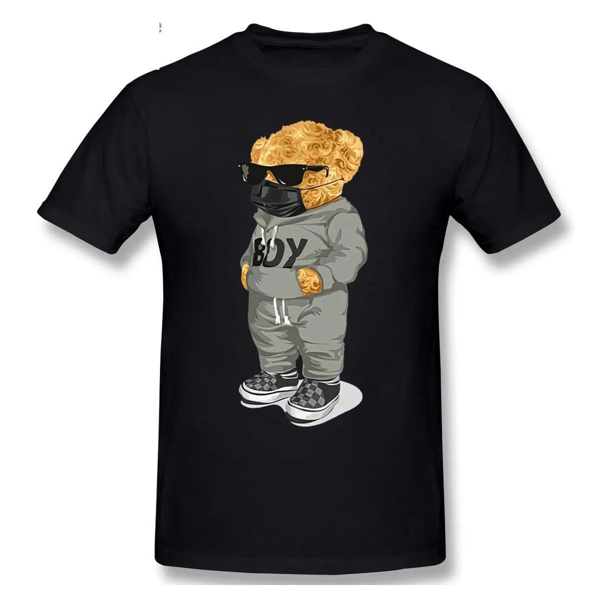 

Wear Mask Teddy Bear T shirt Harajuku T-shirt Graphics Tshirt Brands Tee Top