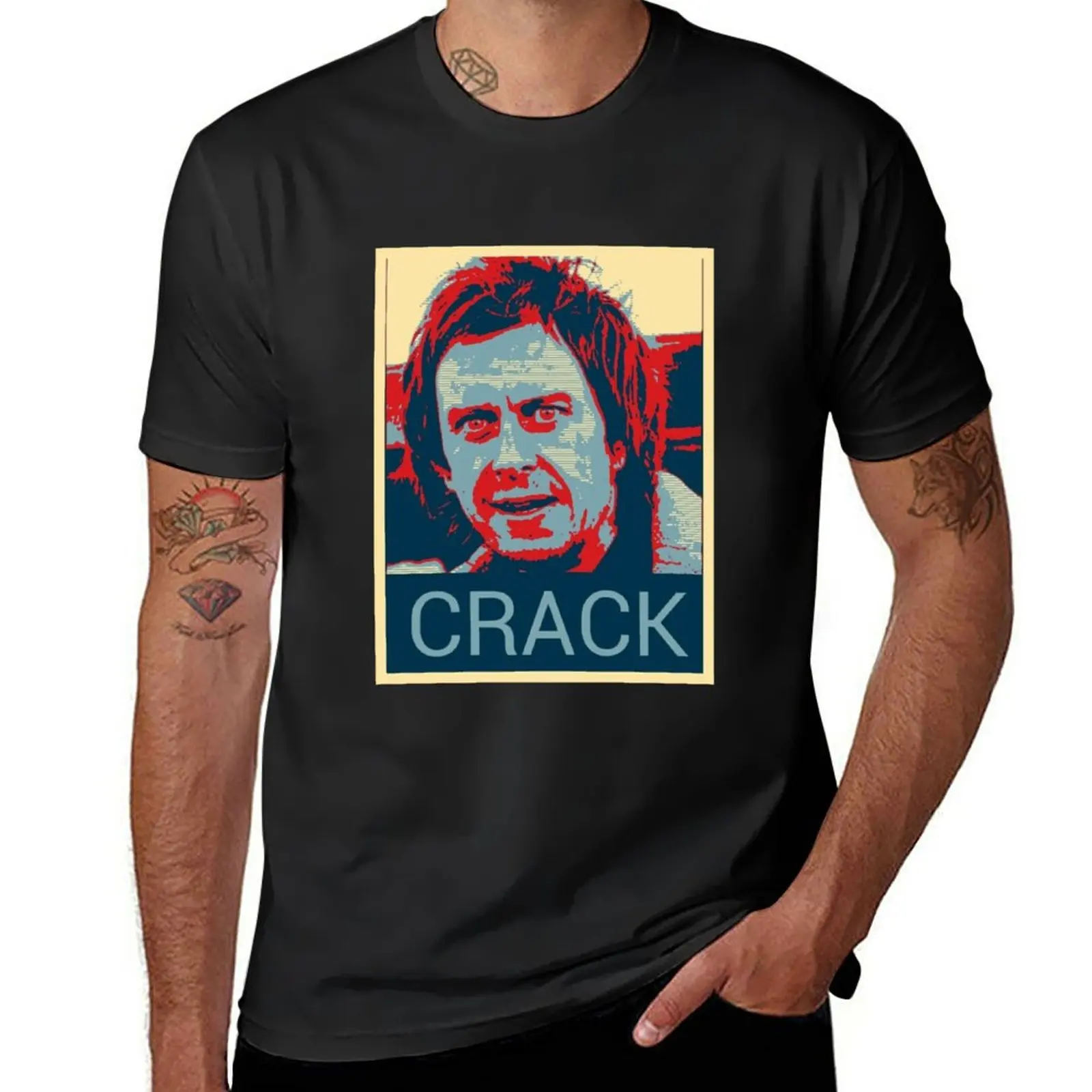 

Peep Show Super Hans Crack Poster T-Shirt Blouse cute tops plus sizes mens cotton t shirts