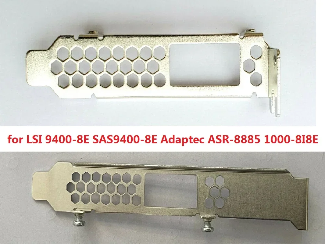 NEW Low Profile /Full High Bracket for LSI 9400-8E SAS9400-8E Adaptec ASR-8885 1000-8I8E