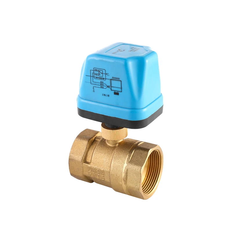ATV&UTVZhejiang Huibo Best Selling DN15-DN50 Electric Brass Ball Valve for Water AC220V/24V DC24V/12V OEM