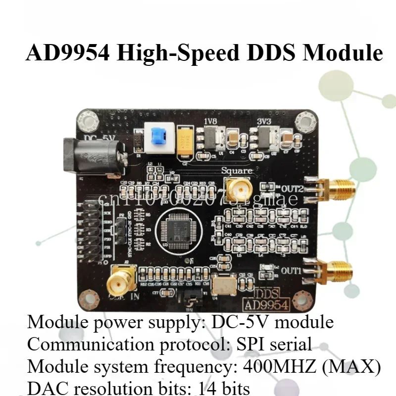 AD9954 DDS Signal Generator Module - 400M Main Frequency Development Board for Sinusoidal Wave, Square Wave & RF Signal Source