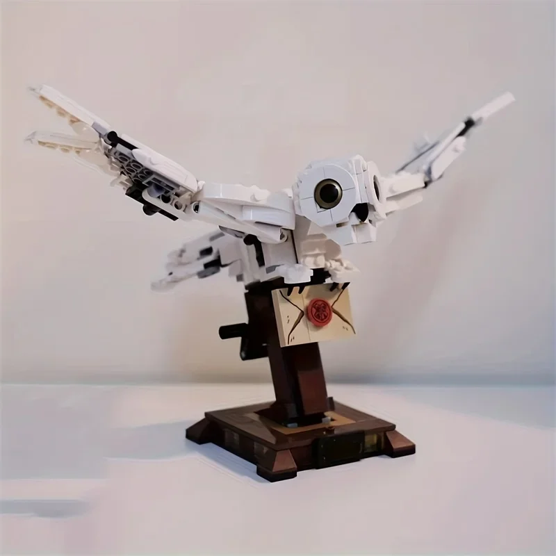 

Новый Волшебный Школьный фильм Хогвартс Сова Строительные блоки Посланник Сова Доставка Письмо Модель Сборка Кирпичей Игрушки Подарки Для Детей Взрослых