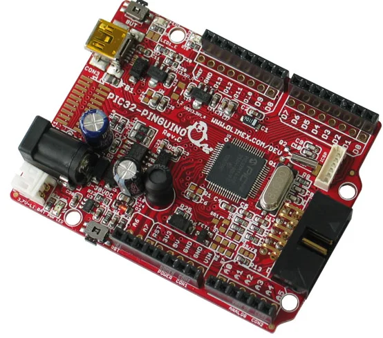 PIC32-PINGUINO-OTG PIC32MX440F256H PINGUINO PIC32 Development board