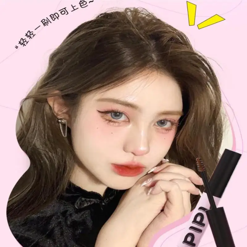 Fiber Brow Mascara Lasting Natural Eyebrow Dyeing Cream Vegan Formula Growth Thickening Eye Brow Styling Cream Eyebrow Enhancers