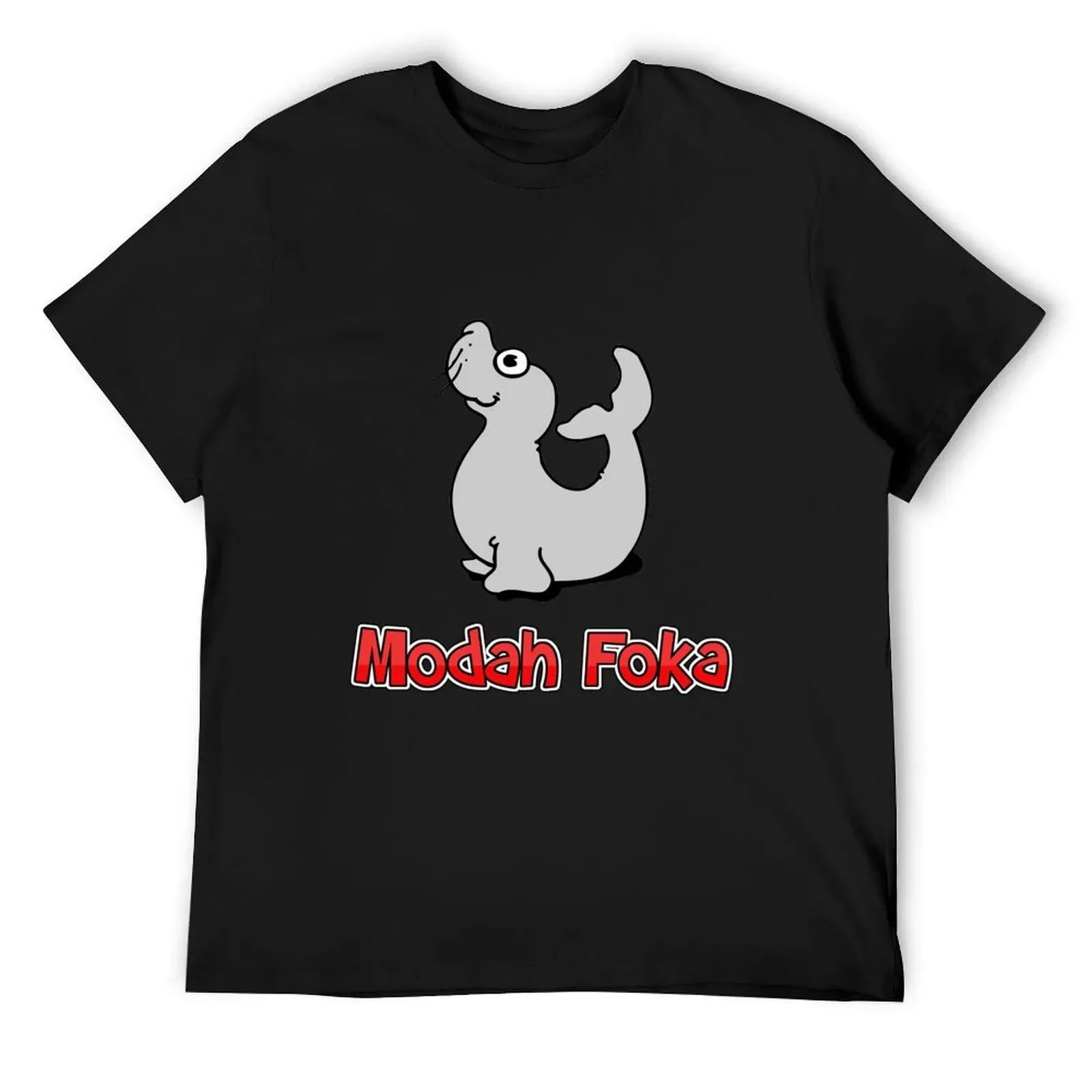 

Foka Fashion T-Shirt man clothes animal prinfor boys kawaii clothes mens t shirts