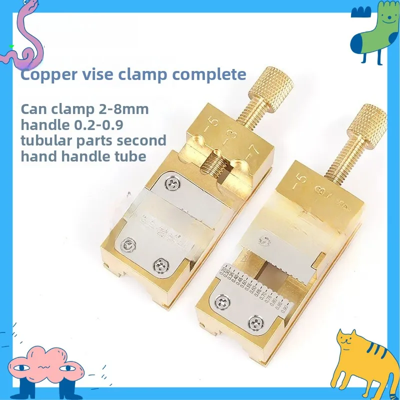 Watch repair tool Pure copper pliers handle head, pointer needle tube clip, wheel train clip handle head