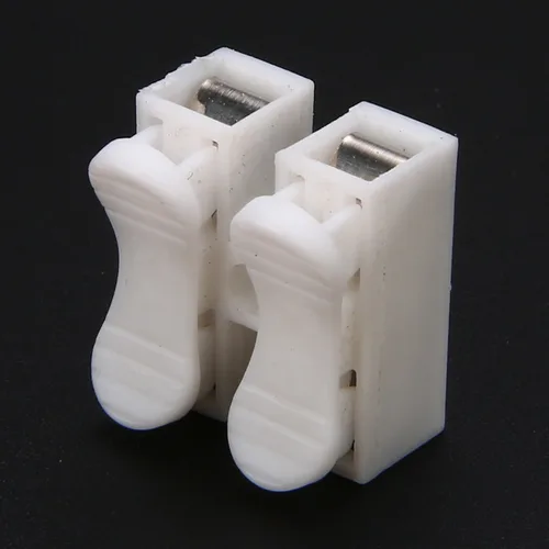 Imagen 2 del producto Conectores de Cable eléctricos de 2 pines, terminales de Cable de bloqueo de empalme rápido CH2 para tira Led, 30 piezas, nuevo