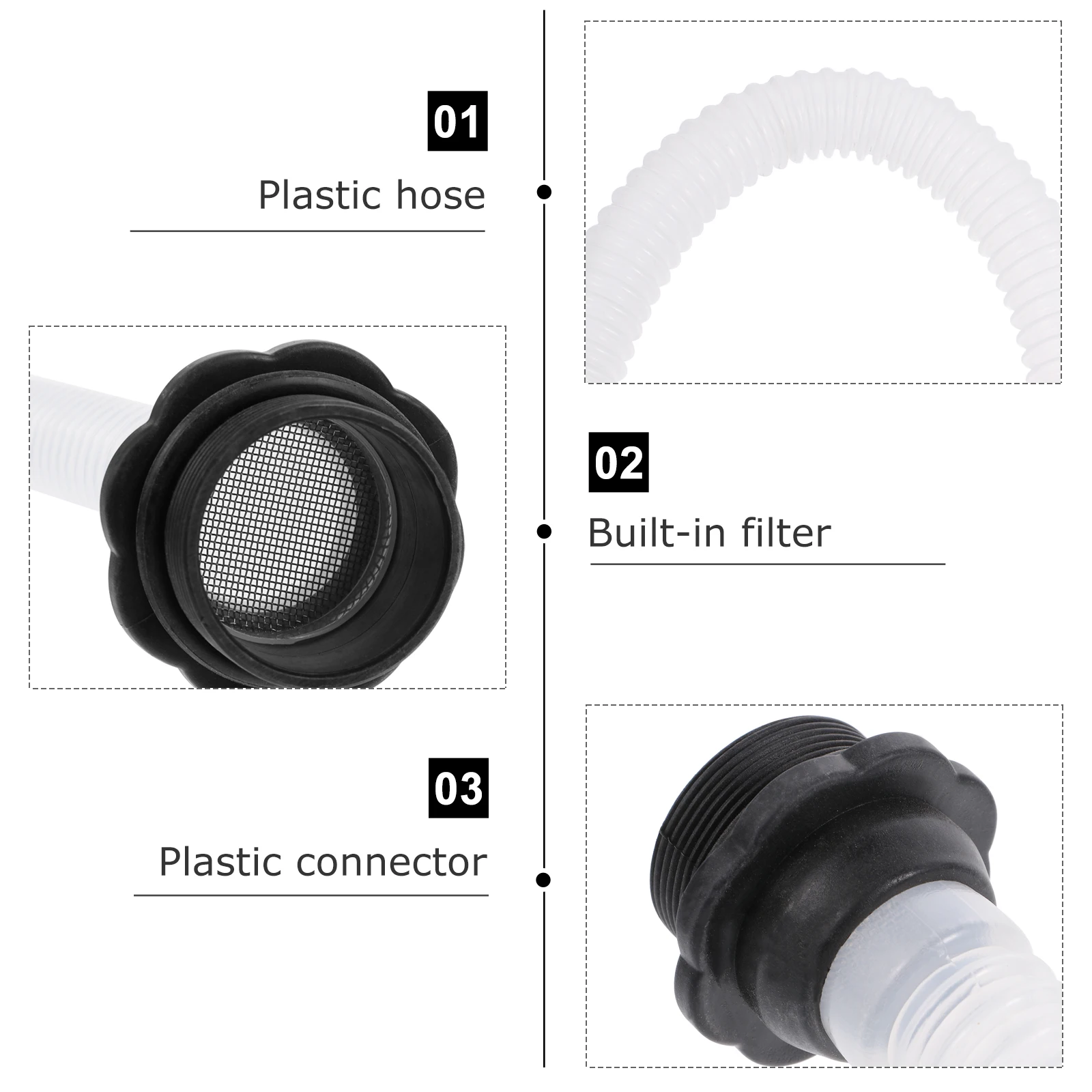 

Flexible Spout 360° Bending Oil Conduit Spout Leak-Free Tank Refueling Portable Design Hard Plastic Material Easy