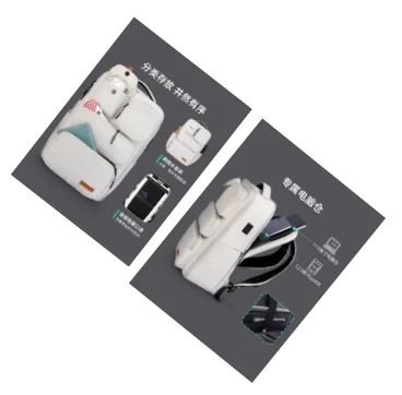 Mark Ryden  Sports BagMulti-Function Business Backpack Large Capacity Waterproof Man Travel Backpack 16 Inch Laptop Bag Fashion
