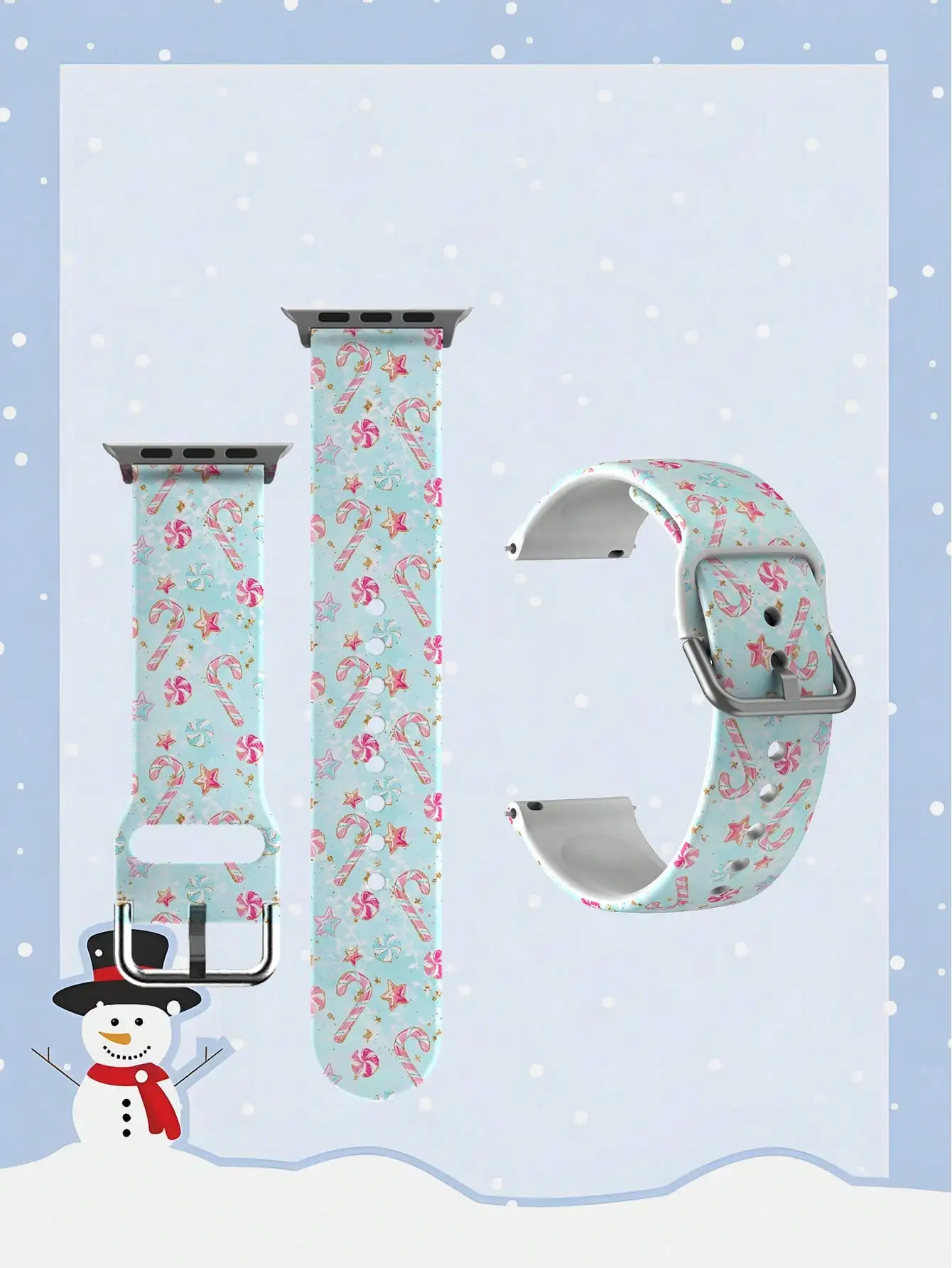 Caramelle verde menta per cinturino Apple Watch 45mm 44mm 40mm 41 42-38mm braccialetto elastico iwatch serie 8 7 SE 3-6 9 10 11 Ultra 3 49mm