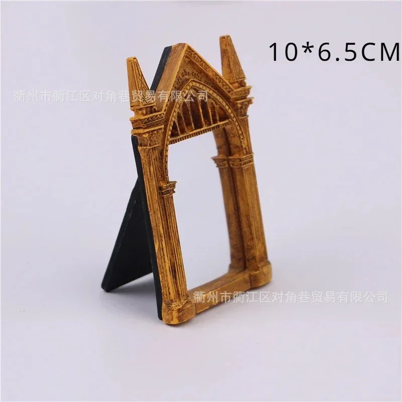 New Mirror of Erised Harries Magic World Series Cosmetic Mirror Potters Retro Desktop Resin Ornaments Girls Birthday Gifts