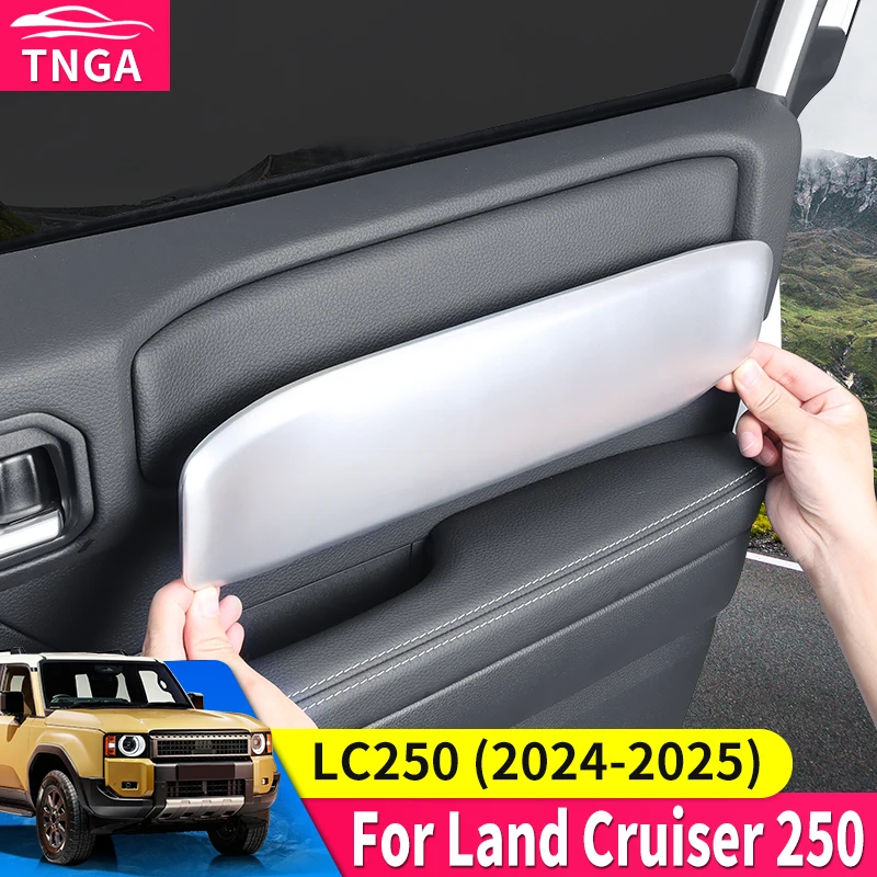 For Toyota Land Cruiser 250 2024 2025 Prado LC250 1958 First Edition Car Door Decoration Cover,Interior Upgraded Accessories