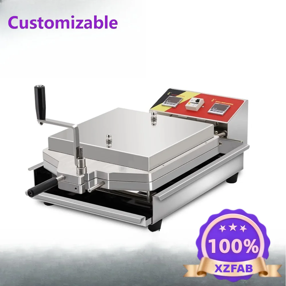 Factory Direct 2026 Xianbei Machine Shrimp Squid Press Pancake Seafood Fossil Cake Machine Pancake Commercial np687