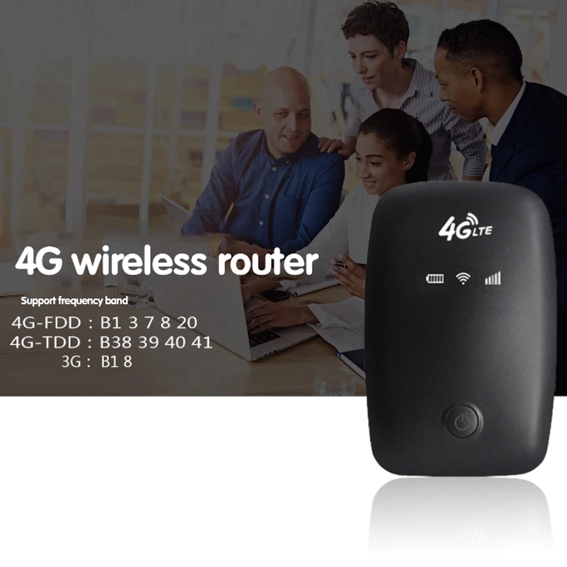 4X Wireless Router 150M 4G Portable Wireless Router 2.4/5G Dual-Band WiFi Router Android 6.0