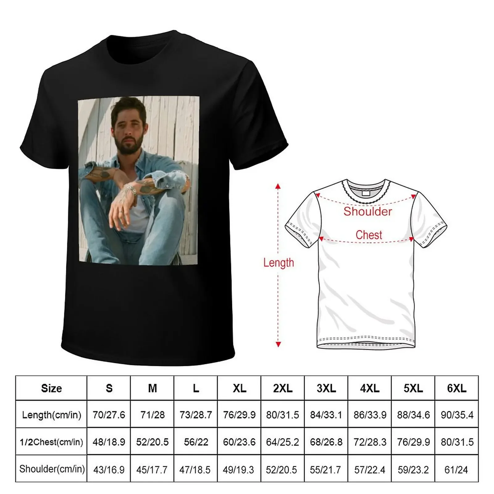 Ryan Bingham Discover Los Angeles T-Shirt summer top man clothes essential t shirt fitted t shirts for men