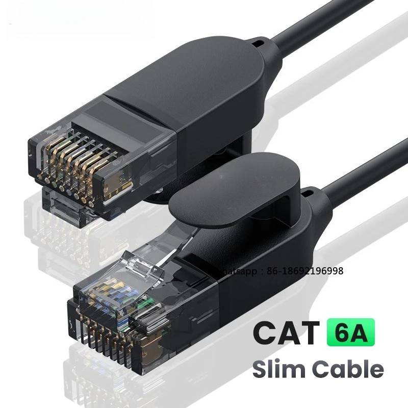 Ethernet Cable Cat 6A 10Gbps Network Cable 4 Twisted Pair Patch Cord Internet UTP Cat6a Lan Ethernet RJ45 for Router PC