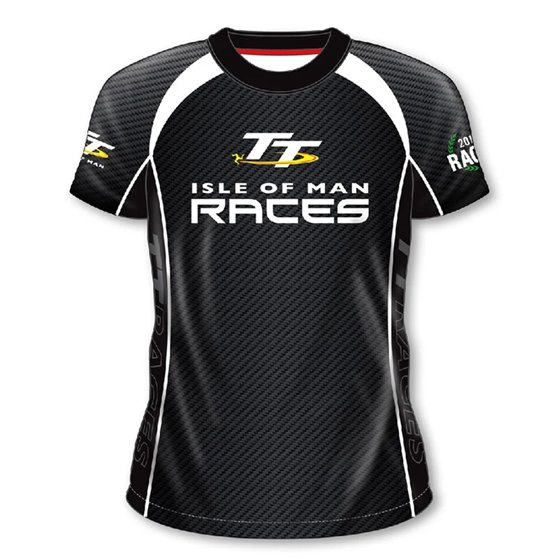 Man Island TT3D Printed Men's T-Shirt for Motorcycle Sports Clothing, Urban Fashion, Suitable for Outdoor Daily Wearing