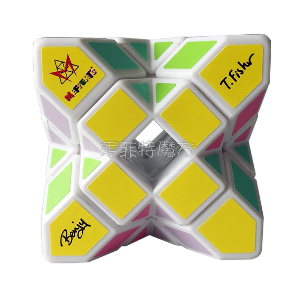Meffert's شكل غريب لغز مكعب حقيقية توني جوفاء التدريجي قطري الدورية المكعب السحري للطلاب والكبار هدية للأطفال
