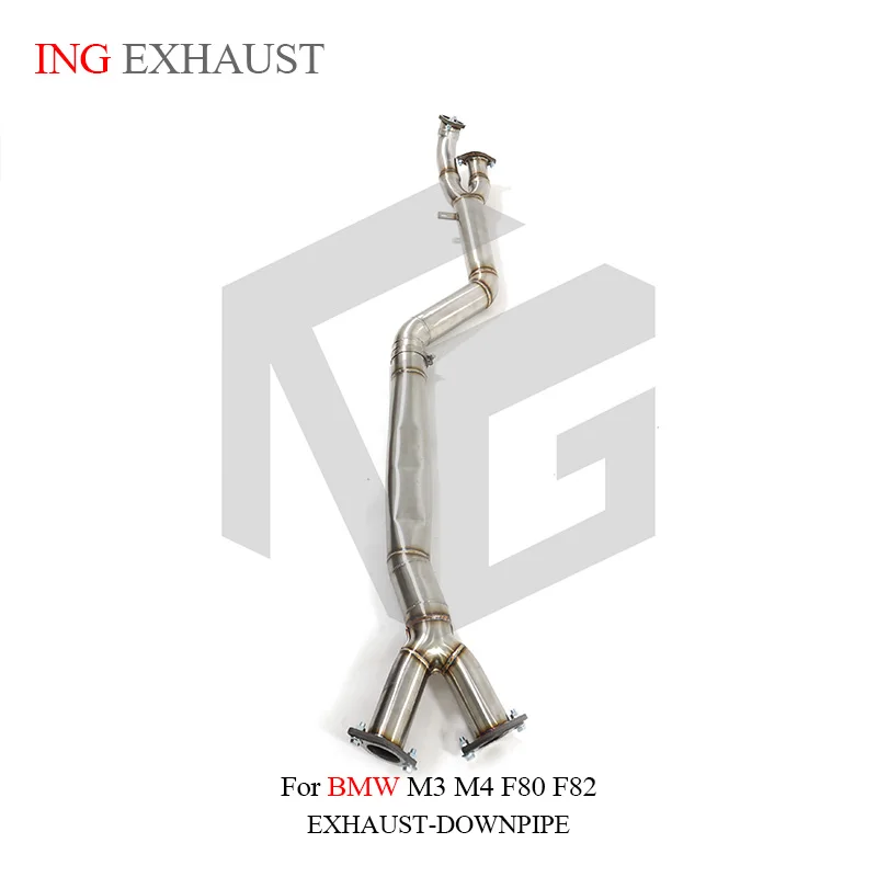 

ING Auto motor cyle Stainless steel Front Pipe for BMW M3 M4 G80 G82 S58 V6 Y Head Tube Accessories Performance Exhaust System