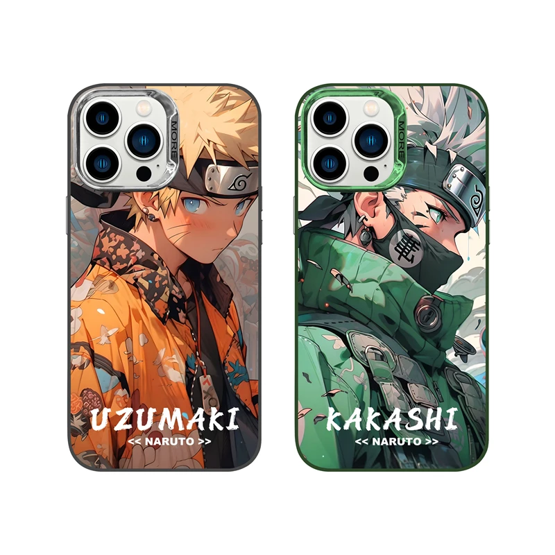 Naruto Kakashi Pain Sasuke Cool Case for IPhone 11 12 13 14 15 Pro Max Plus Cartoons Phone Cover Back Shell Toy Gift