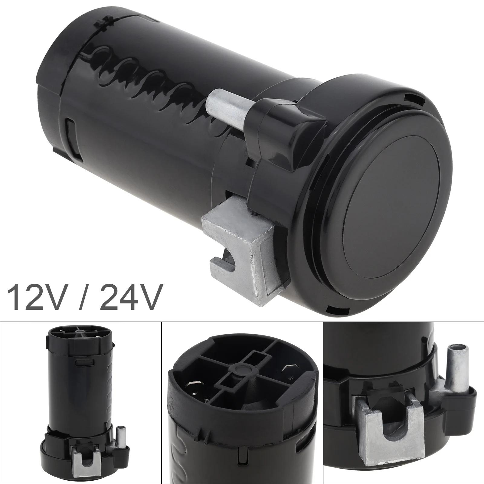 

12V / 24V 14 - 18 PSI Powerful Automotive Air Horn Compressor Single Horn Air Pump for 12V / 24V Vehicle Horn Trumpet