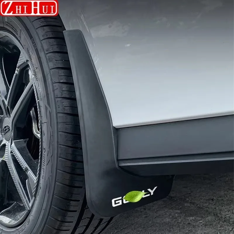 YUNV Mud Flaps for Geely Coolray 2023-2024 Plastic Splash Guard Fender Protector Exterior Mudguard Accessories Restyling