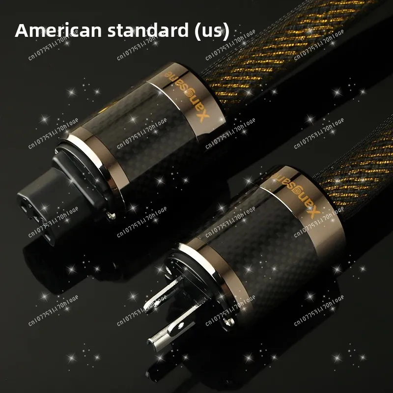 audiophile grade audio sterling silver power cord cd pre-amplifier hifi american standard power cord accessories