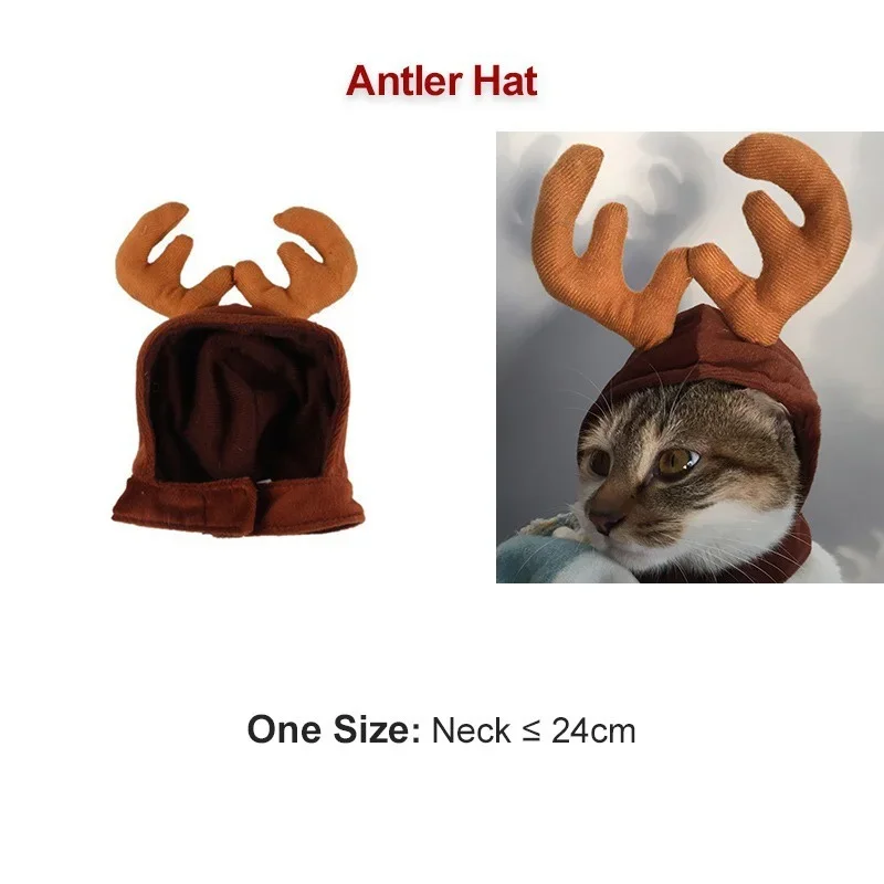 كلب القط عيد الميلاد ازياء مضحك سانتا كلوز زي للكلاب القطط شتاء دافئ الكلب الملابس القطنية مضحك لطيف #2