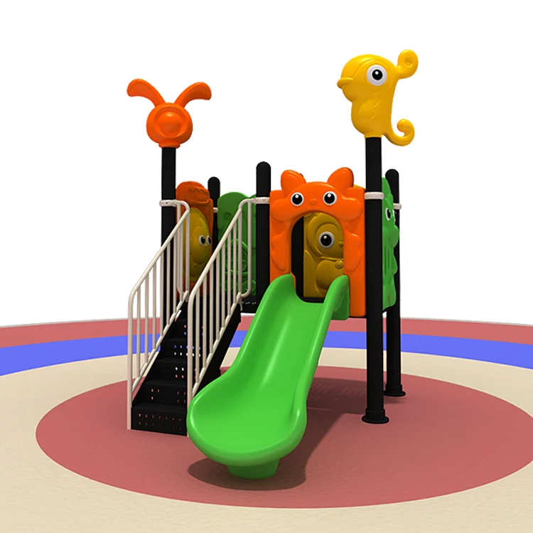 

Ouyou прочная уличная игровая площадка, маленькая стальная HDPE, водная горка, качели, батут, детский парк, развлечения, поездки для публики