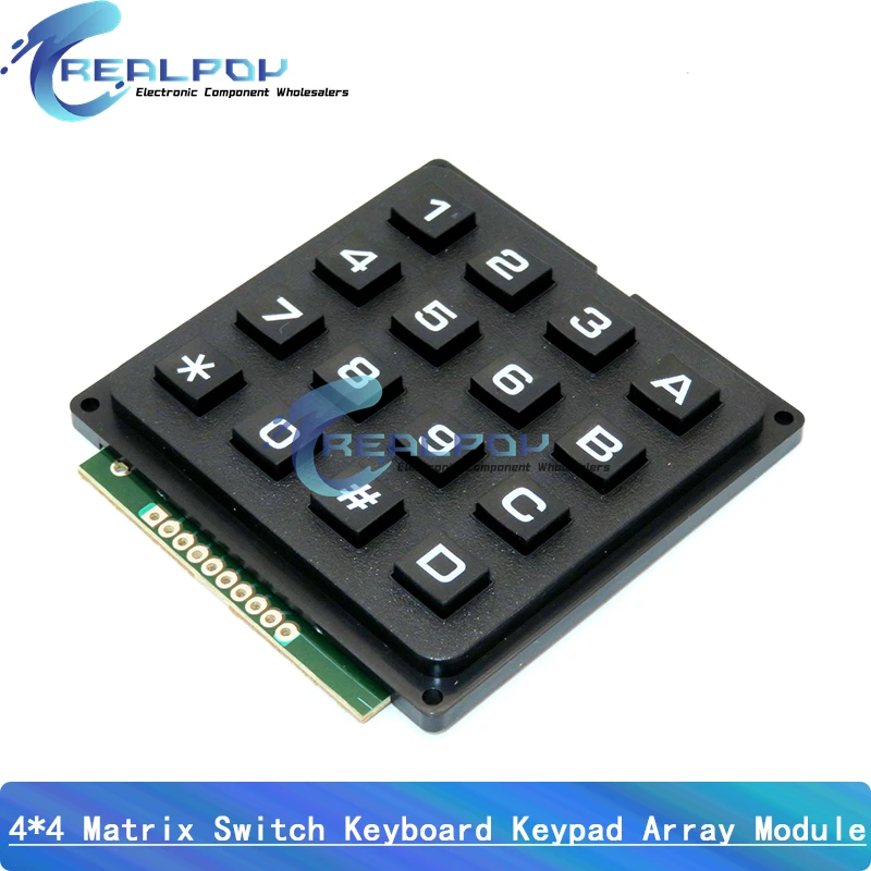 3*4 4*4 Matrix Switch Keyboard Keypad Array Module ABS Plastic Keys 4x4 3x4 12 16 Key Button Membrane Switch DIY Kit for Arduino