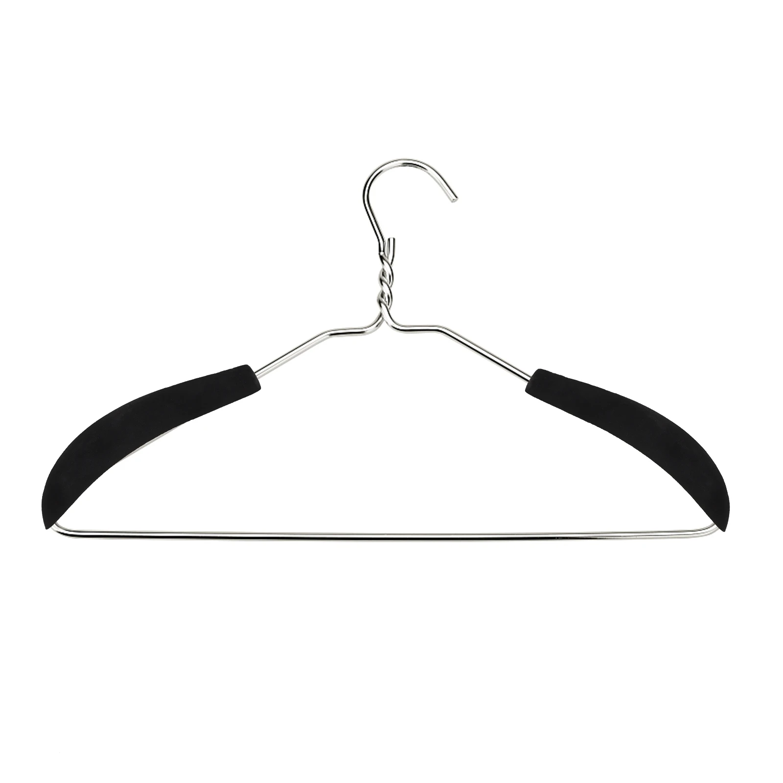 

10 pcs Hanger Shoulder Forms Black Thickened Widened Anti Slip Deformation Preventing Clothes Filling Garment Accessories
