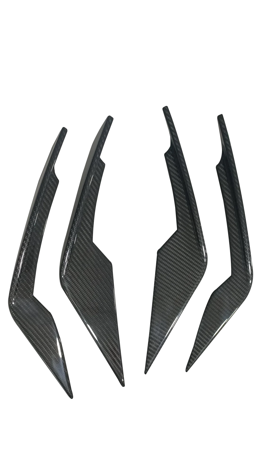 Carbon Dry Carbon Fiber 3K Twill Glossy Finish G80 G82 Carbon Front Bumper Canards For BMW M3 G80 M4 G82 2021-2023