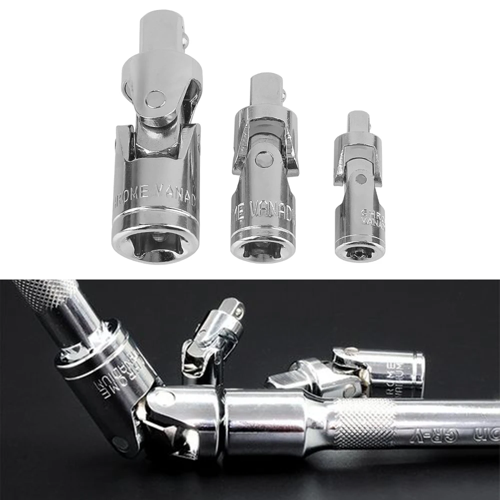 Accessories Ratchet Torque Socket Wrench Bar Removal Tools Chrome Vanadium Car Repair Tools Universal Joint Of Socket Wrench