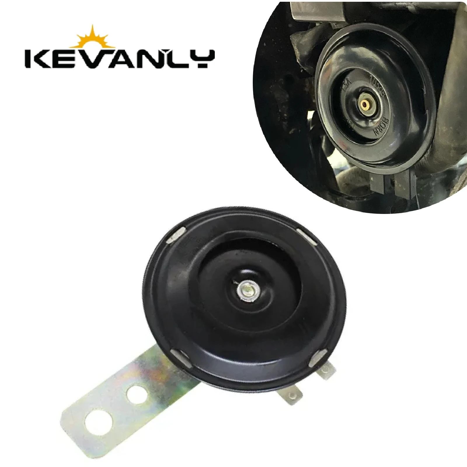 1PC Motorcycle Universal Horn Super Loud Waterproof Round Speaker 12V Electric Horn Scooter Motorbike E-Bikes Mopeds Accessories