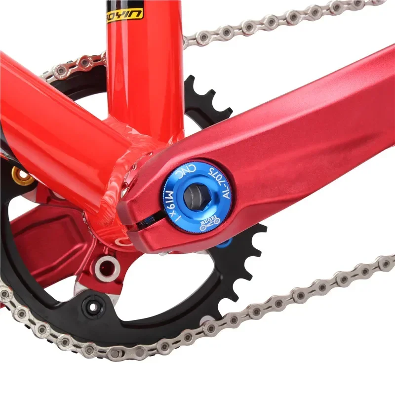 MUQZI MTB Bike M15 M18 M19 M20 Cranks Screw CNC 7075 Aluminum Alloy Crankset Cover Cycling Parts For Crank Bolt Cap