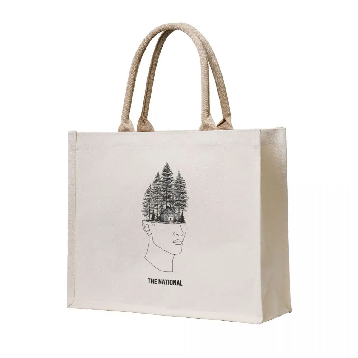 

The National, Nobody Else Will Be There (with title) Tote Bag canvas tote bag Woman shopper bag