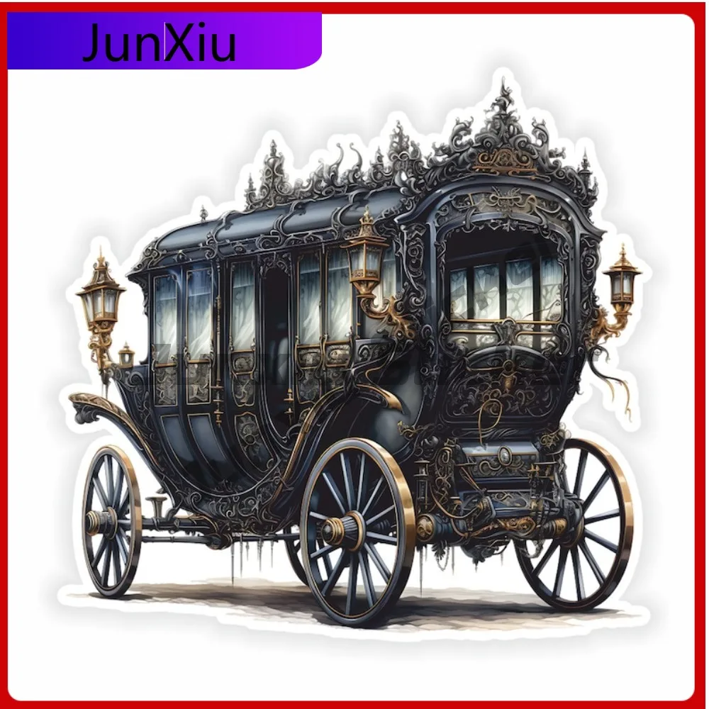 

Gothic Carriage Decals Waterproof Vinyl Sticker Custom Decal Motorcycle Stickers Accessories Refit Car Decoration For Auto Suv