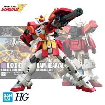 반다이 정품 건담 HG 1/144 XXXG-01H 건담 헤비야즈 애니메이션 액션 피규어 조립 장난감, 모델 장식 장난감 선물