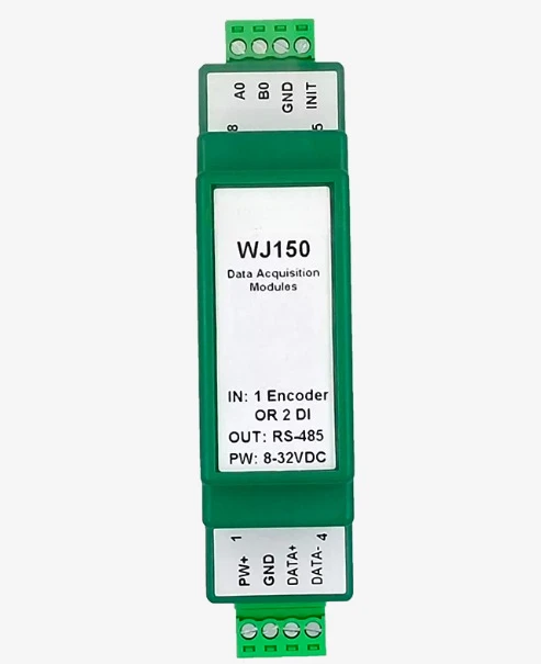 WJ150-485 1 Encoder Pulse Signal Or 2 Way DI High-Speed Counter Modbus RTU Module