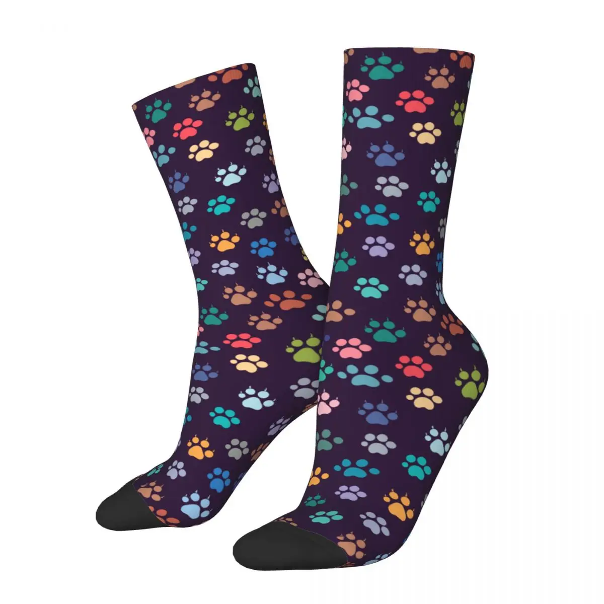 

New Male Men Socks Novelty Animals Footprint Dog Paw Sock Polyester High Quality Women's Socks Spring Summer Autumn Winter