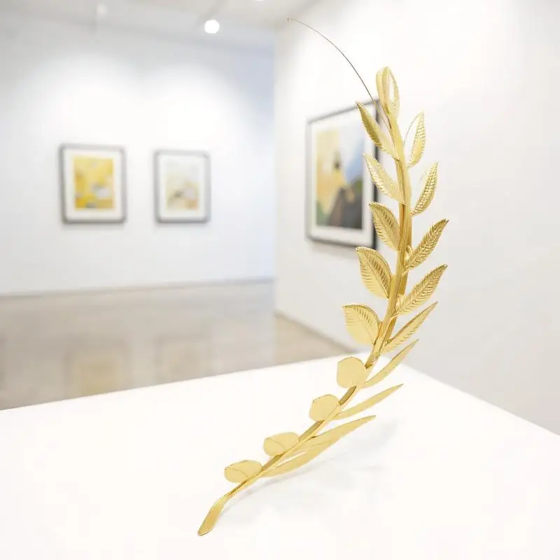 New Retro Gold Color Leaf Headband Headpiece Crown Tiara Headdress Goddess Greek Head Jewelry  Wedding Hair Accessories
