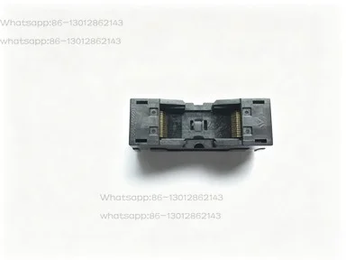 648-1282211-A01  TSOP28 IC Test And Burn In Socket 0.55mm Pitch Package Size 11.8mm