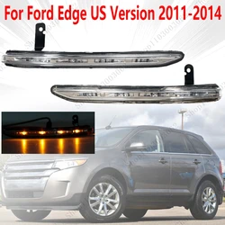 LED Car Rearview Mirror Turn Signal Light Mirror indicator Lamp Car Accsesories For Ford Edge US Version 2011 2012 2013 2014