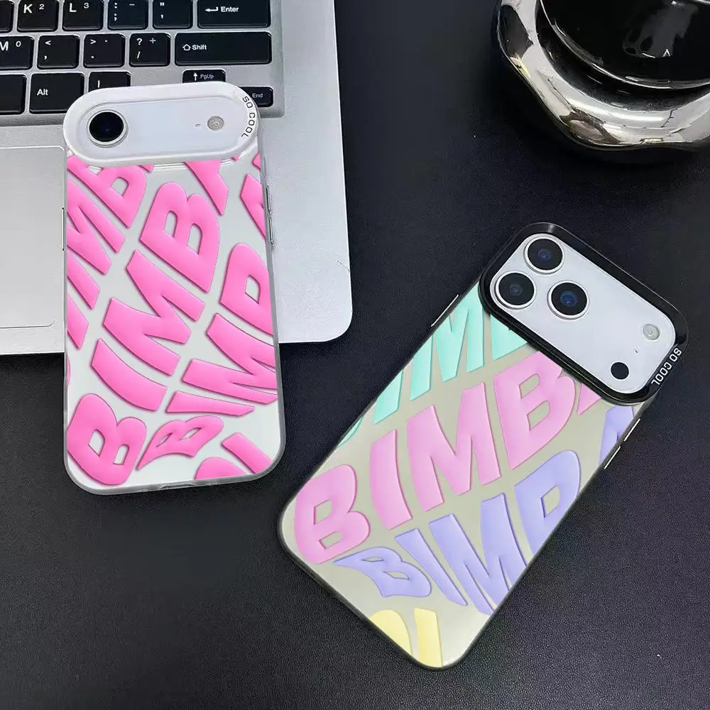 Hermosa Funda para Teléfono Butterflybimbas &y LolitalolaS para iPhone 17 16 15 14 13 12 Pro Max Air, Mate, Láser, Aurora, Antigolpes