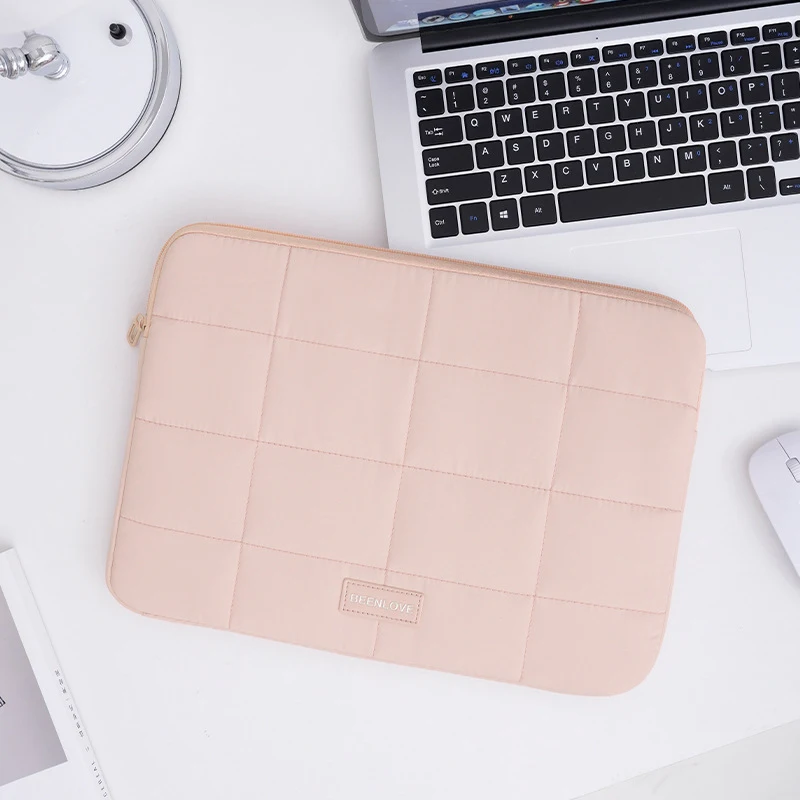 Laptop Sleeve Bag 15.6 Inch Waterproof Simple Soft Cover Travel Case Portable Computer Carrying Case 14 Soft Shockproof